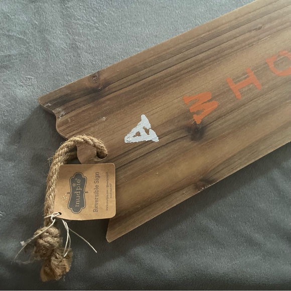 🍂 Mud Pie Fall Halloween Reversible Sign - Picture 9 of 9